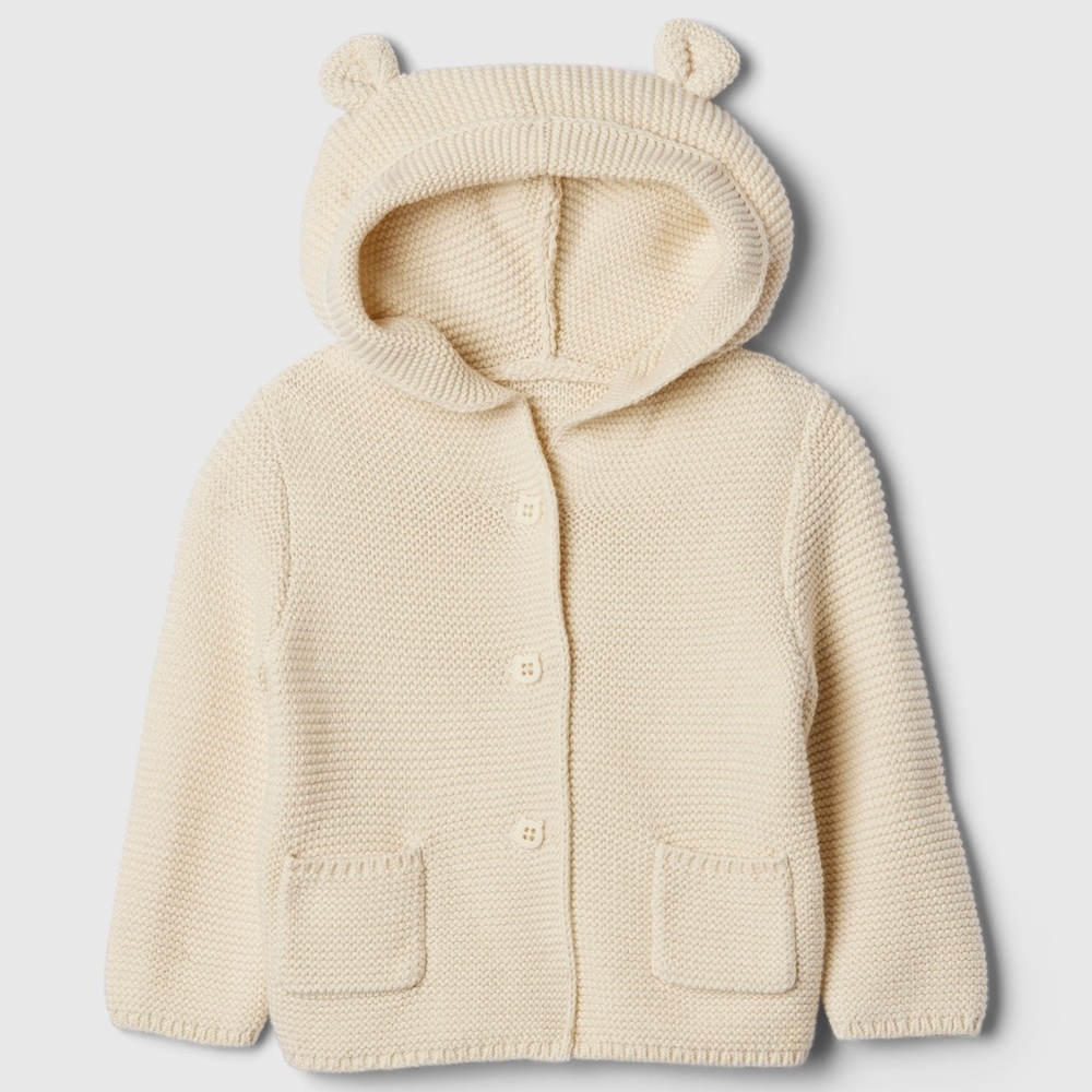 GAP Cream Knit Cardigan with Buttons